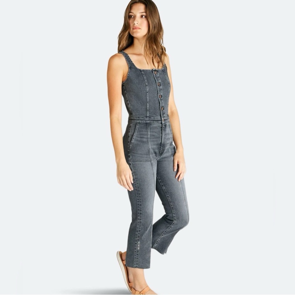 Etica Women's Denim Overalls Jumpsuit M
